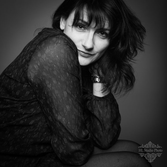 Portrait noir et blanc Sophie Zint